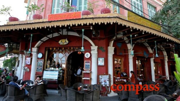 Riverside shophouses provide some of Phnom Penh's best eating and drinling spots.