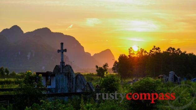 The Phong Nha area has a large Catholic population.