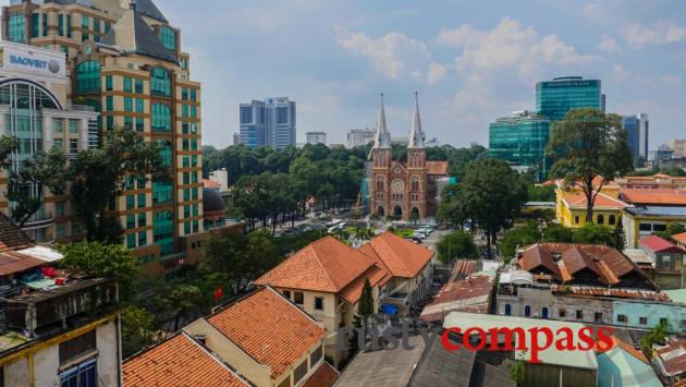 Saigon in 2017 from the Pittman Apartments rooftop