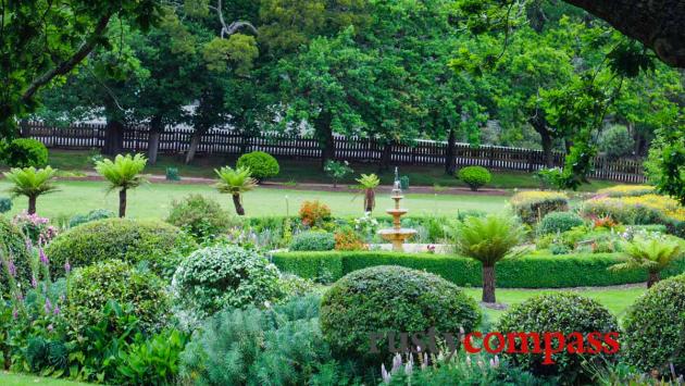 Victorian gardens at Port Arthur were reminiscent of England for homesick officers and their families.