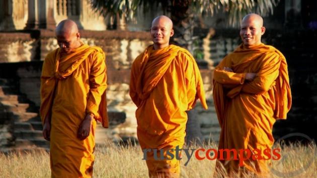 Monks at Angkor