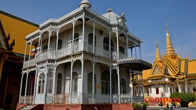 The Napoleonic Pavilion - a bizarre cast iron gift from the French to King Norodom