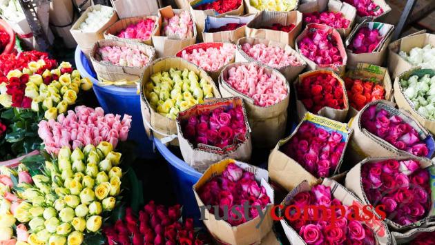 Flower market Saigon