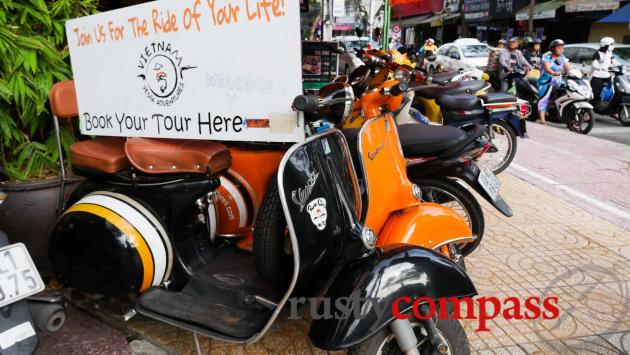 Saigon Vespa tours start here.