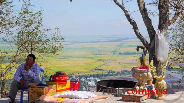 From the top of Sam Mountain, Chau Doc