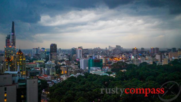 Saigon summer storm rolls in at Shri Restaurant and Lounge