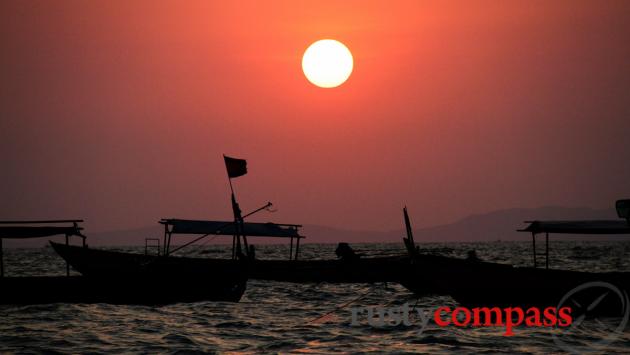 Sunset - Serendipity Beach, Sihanoukville