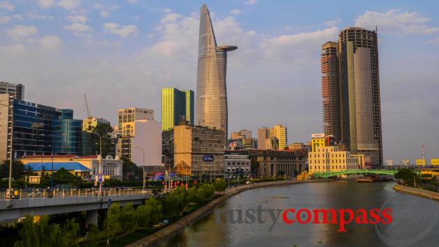 Saigon's Ben Nghe Canal from Calmette Bridge