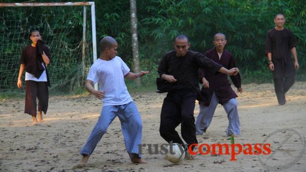 Some football after prayers