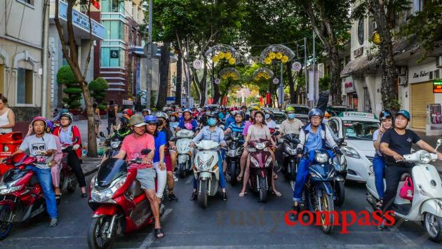 Motorbikes rule - Saigon