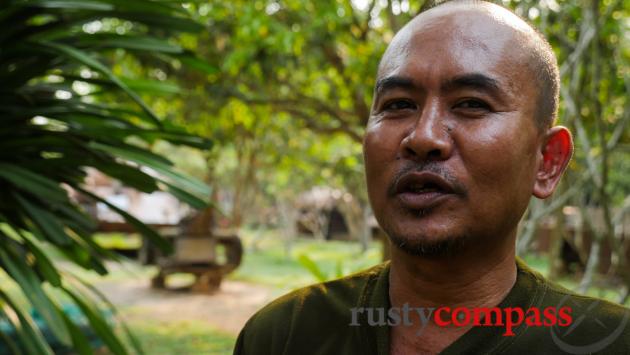 Former Khmer Rouge, Suon was our guide. War Museum Cambodia, Siem Reap