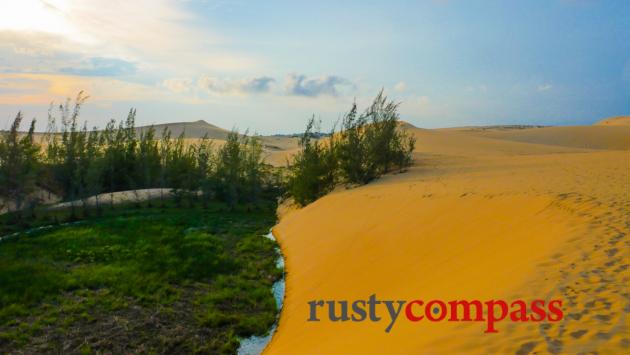 White sand dunes, 45kms north of Mui Ne