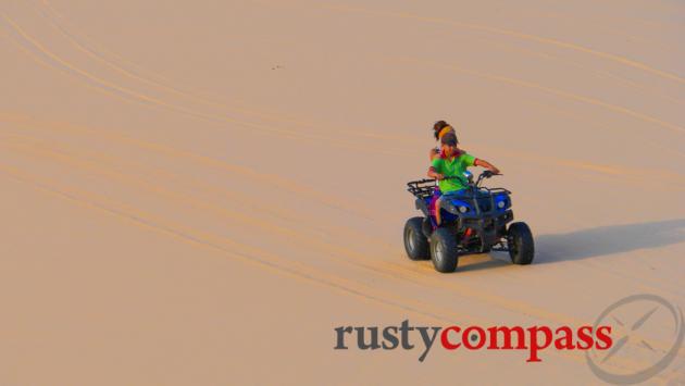 White sand dunes, 45kms north of Mui Ne