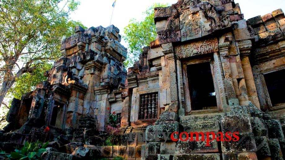 Wat Ek, Angkorian era ruins, Battambang.