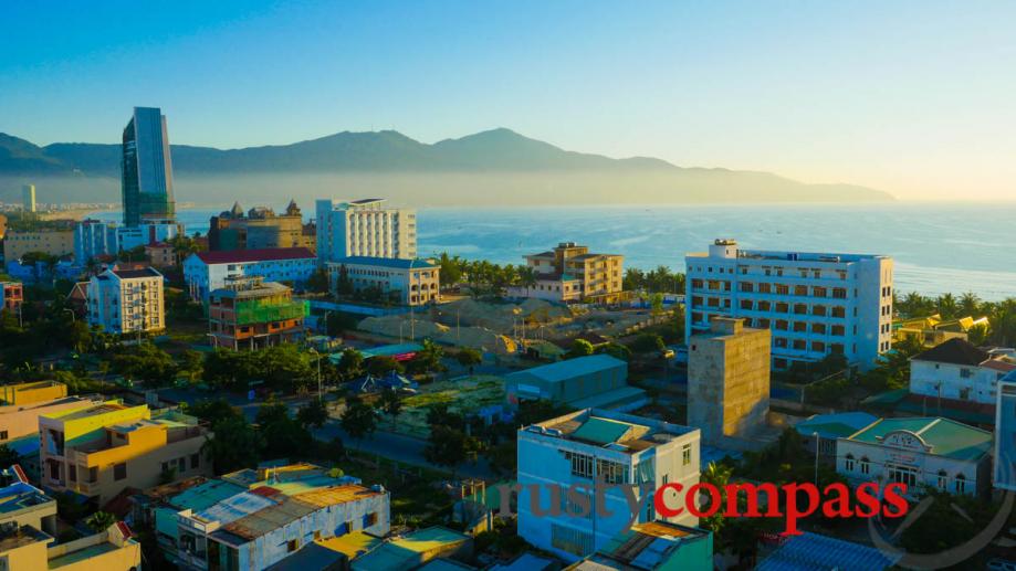 Danang, north of Hoi An, playing a fast game of...