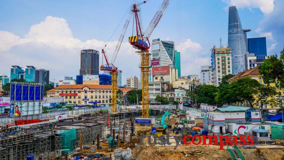 Saigon’s chaotic cityscape.