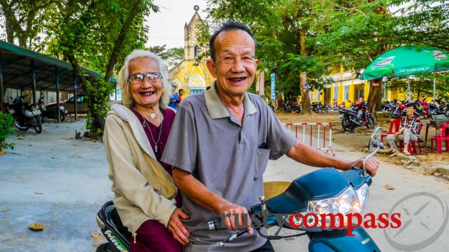 A wonderful couple, 79 and 80 return home after visiting...