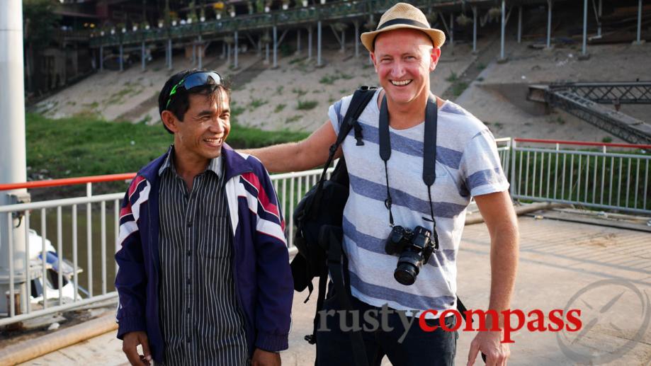 I collided with a Phnom Penh tuk-tuk driver from a...