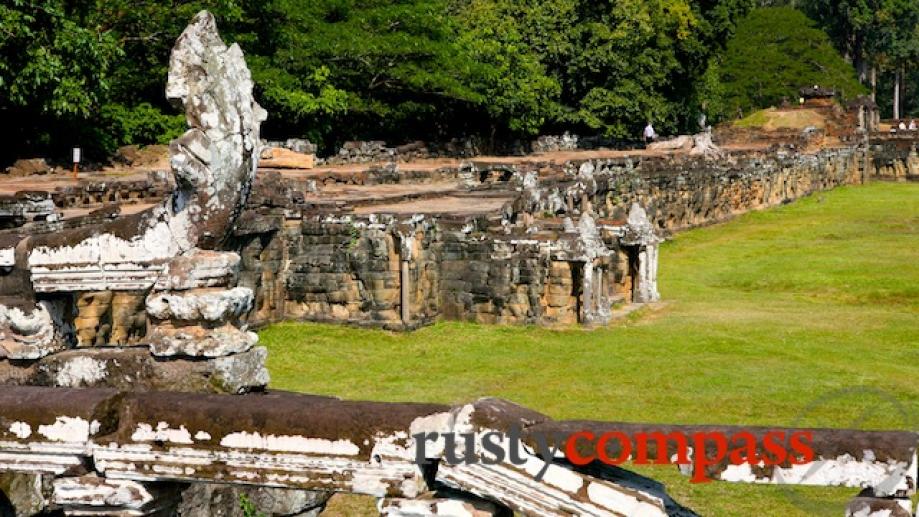 Elephant Terrace and Terrace of the leper king