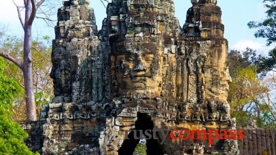 Angkor Thom's southern gate.