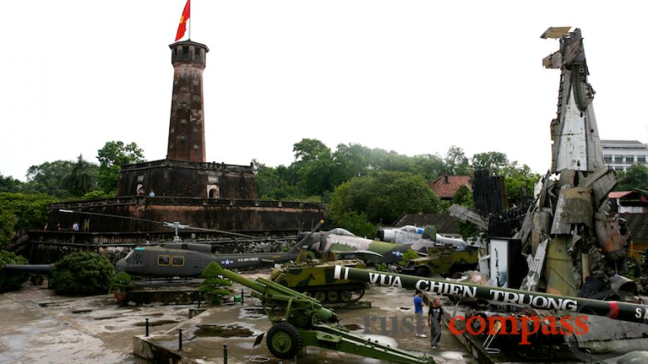 US military wreckage, including that B52, decorates the museum grounds.