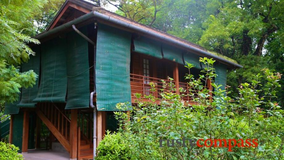 Ho Chi Minh's house on stilts is a short walk...