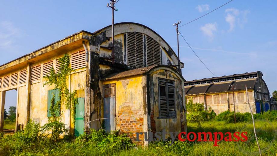 Nothing like a good ruin - and Battambang railway yards...