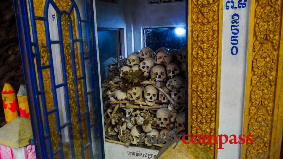 The Khmer Rouge used Wat Sampeau as a 