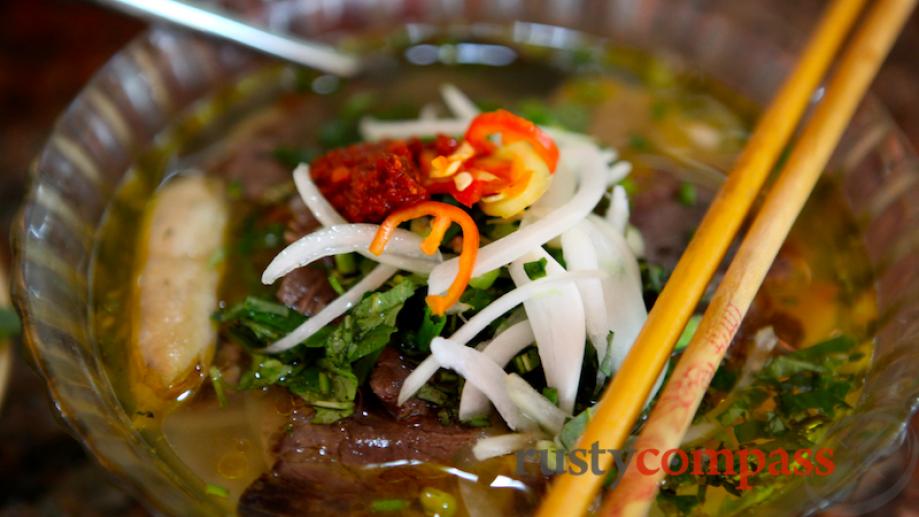 Bun bo Hue from Mr Thanh - delicious.