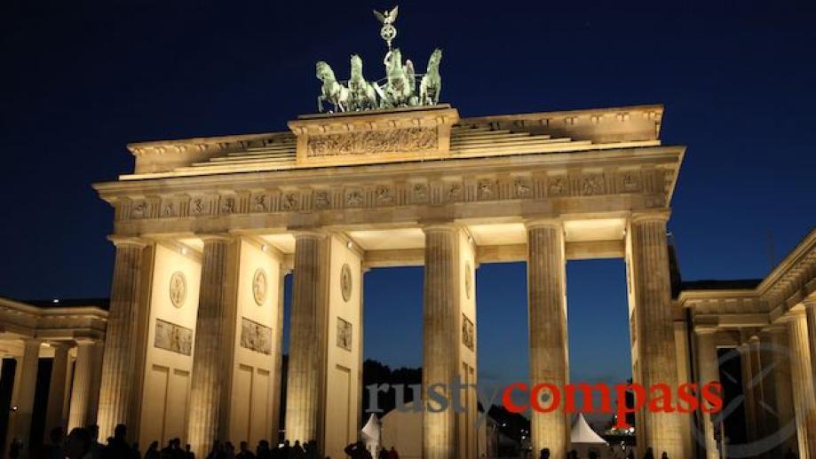The Brandenburg Gate - symbol of Berlin and survivor of...