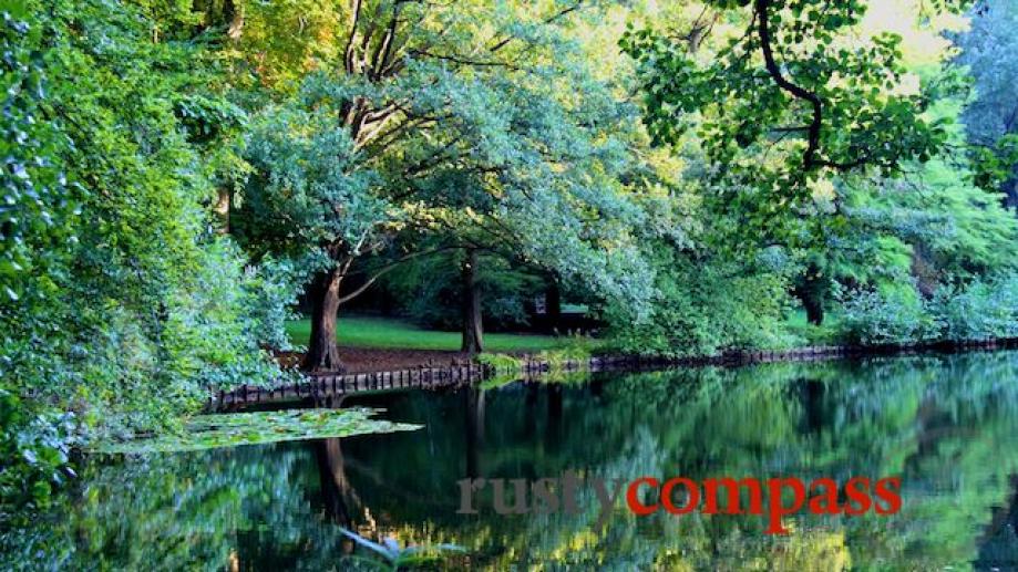 The stunning Tiergarten - perfect for cycling and walking. 