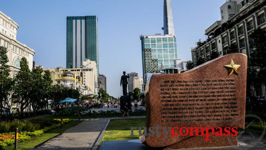 Saigon reaches for the sky - and remembers revolutionary fighters.