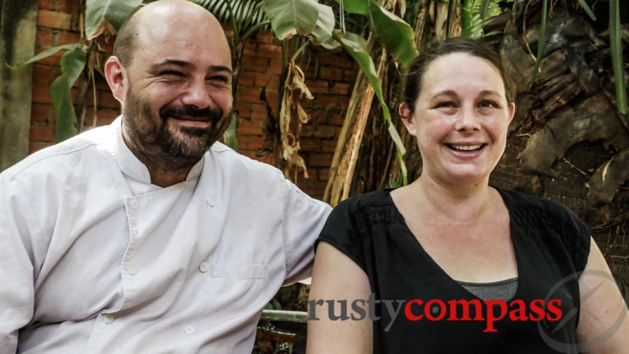 Joannes and Carole from Cuisine Wat Damnak, Siem Reap -...