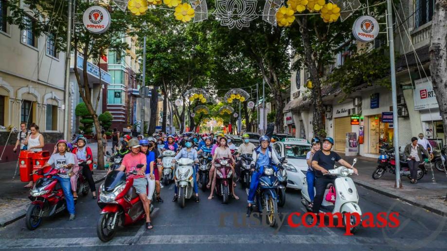 Motorbikes rule - Saigon