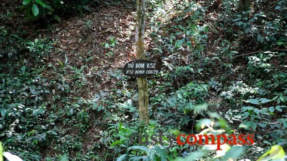 B52 bomb crater, Cu Chi