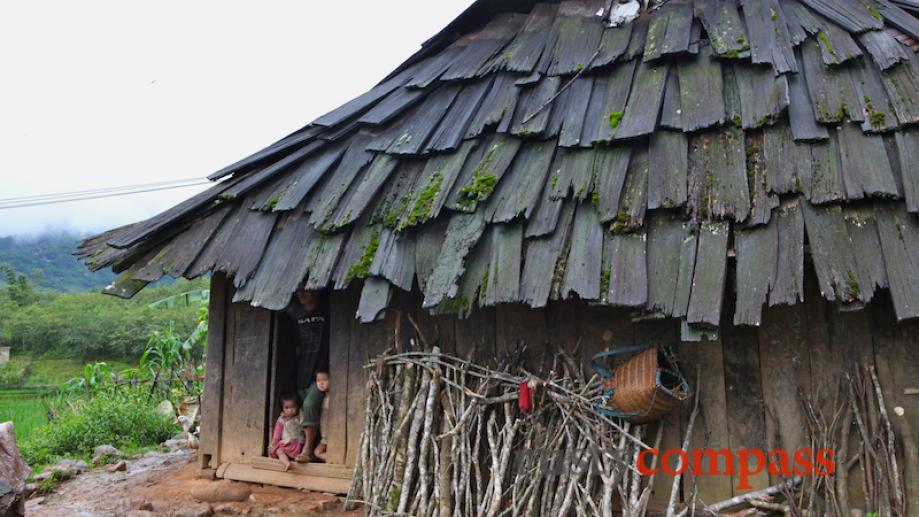 And a typical simple timber home.