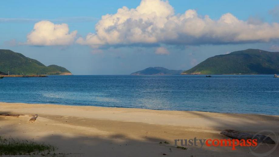 The beach view from Con Dao Seatravel Resort