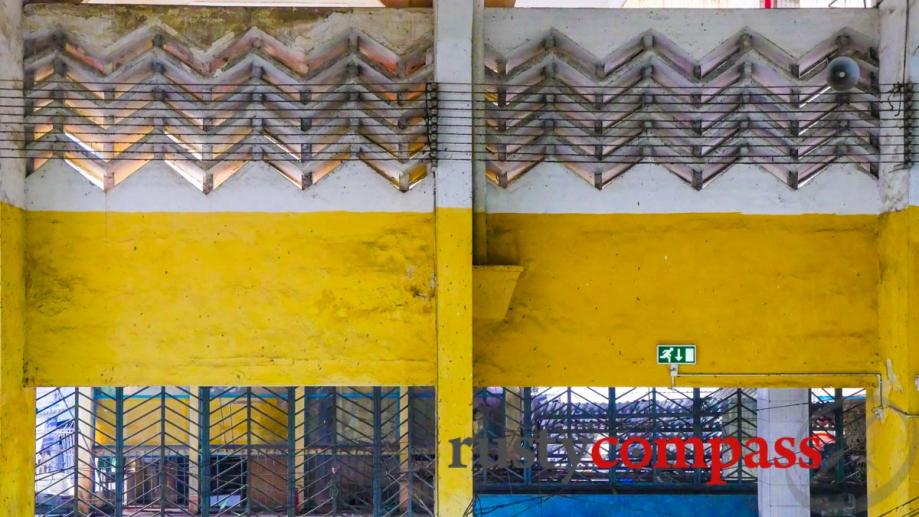 Dalat Market interior - modernist lines