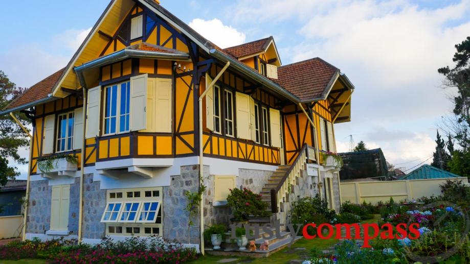 The owner of this newly renovated colonial era Dalat villa...