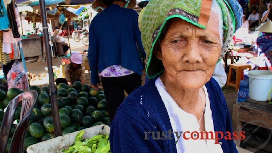 Tra Vinh, Mekong Delta. Small market outside of Tra Vinh.