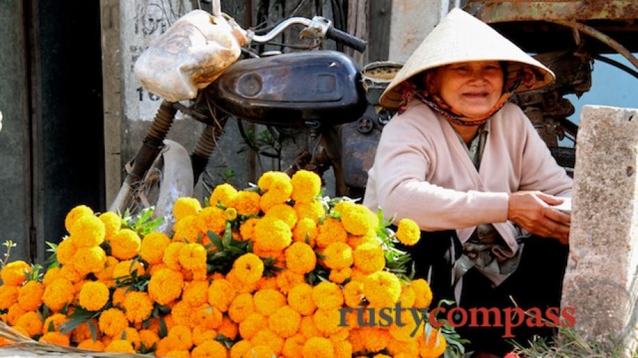 Tra Vinh, Mekong Delta. Small market outside of Tra Vinh....