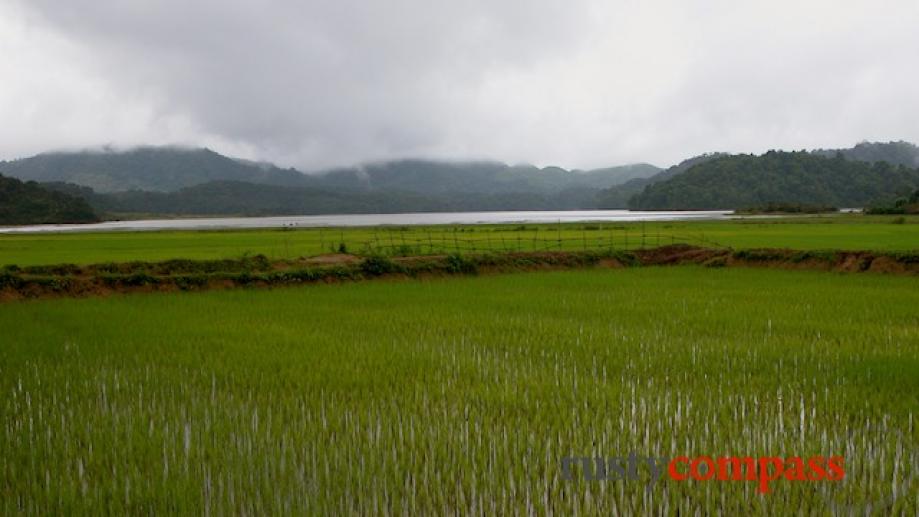 Pa Khoang lake outside Dien Bien Phu.