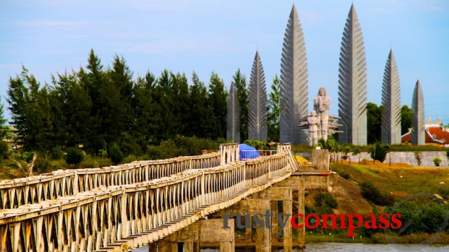 Ben Hai River - the old border and the restored...