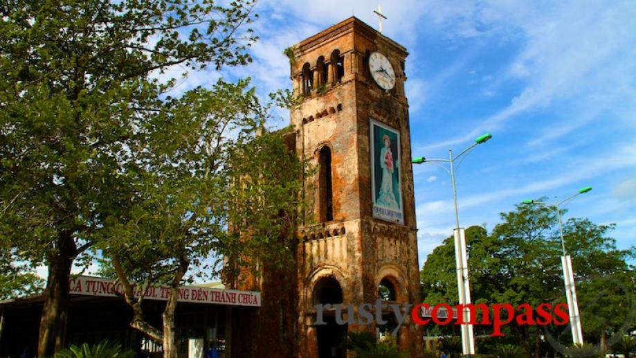 La Vang Church Quang Tri, was destroyed during the Easter...