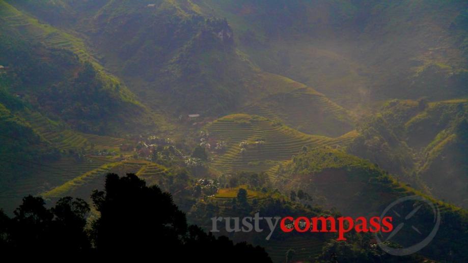 From Ha Giang, to Dong Van town, the views become...
