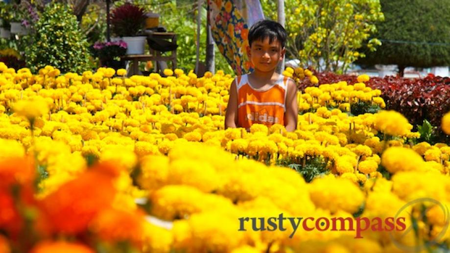 Ha Tien's Tet flower market