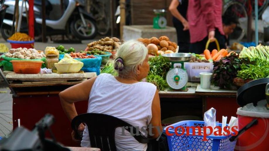 Street market, Du Hang St, Haiphong