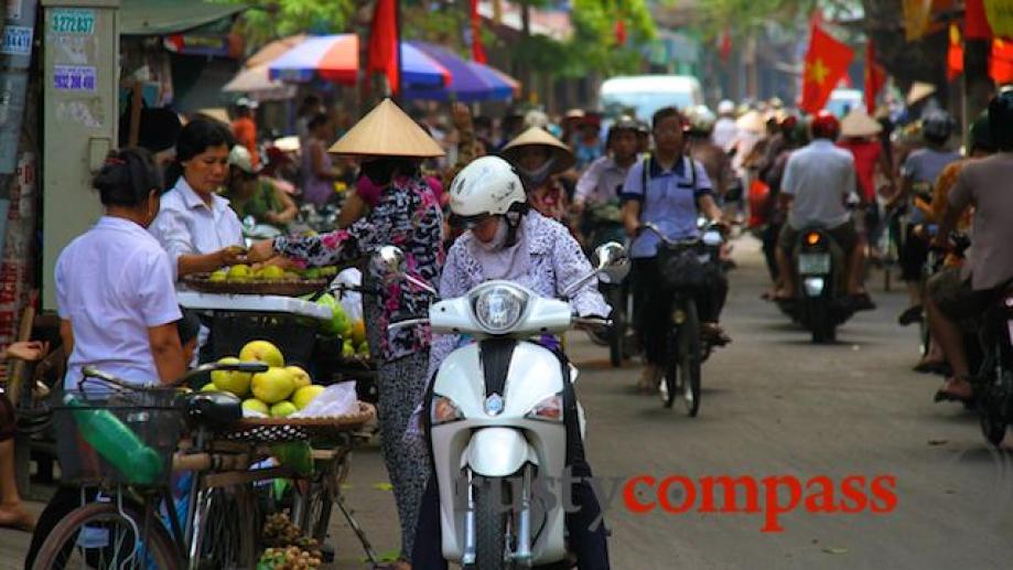 Street market, Du Hang St, Haiphong