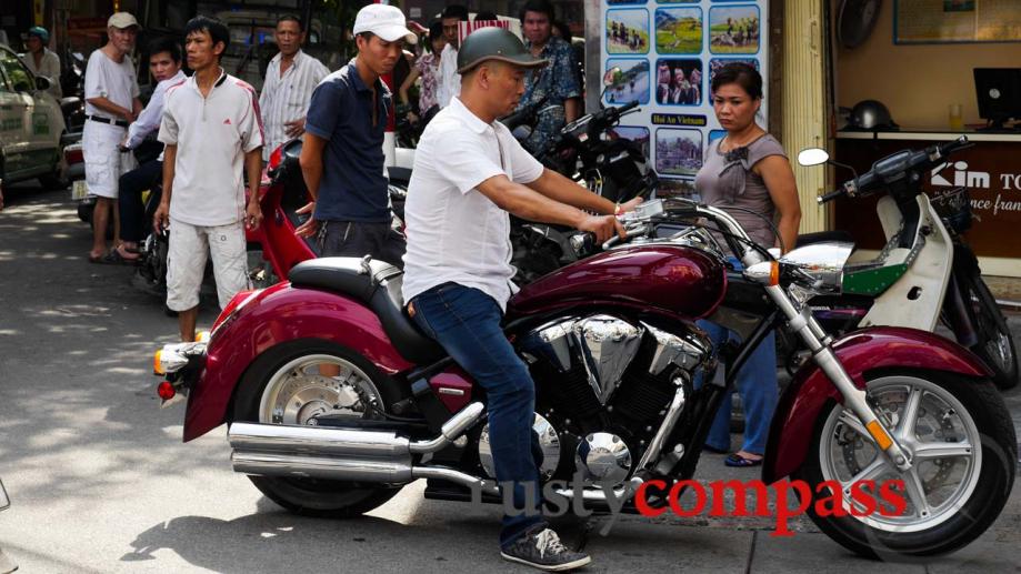 Hanoi has evolved from bicycles, to Hondas to this.