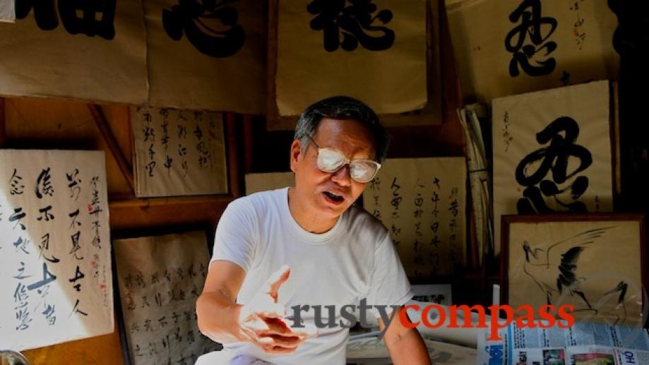 Restored house, Old Quarter, Hanoi. This man speaks passionately about...